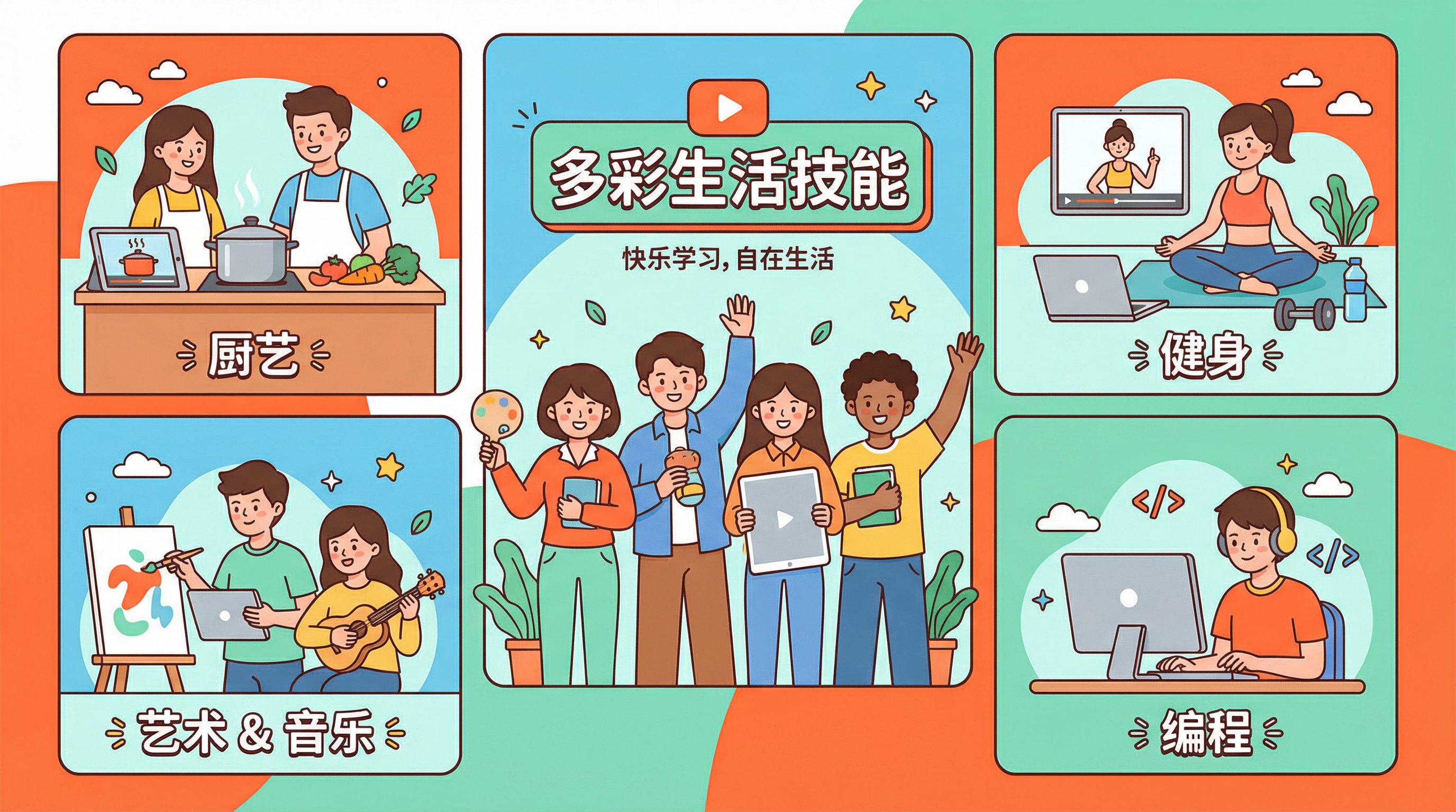 溏心动漫生活技能教程Banner